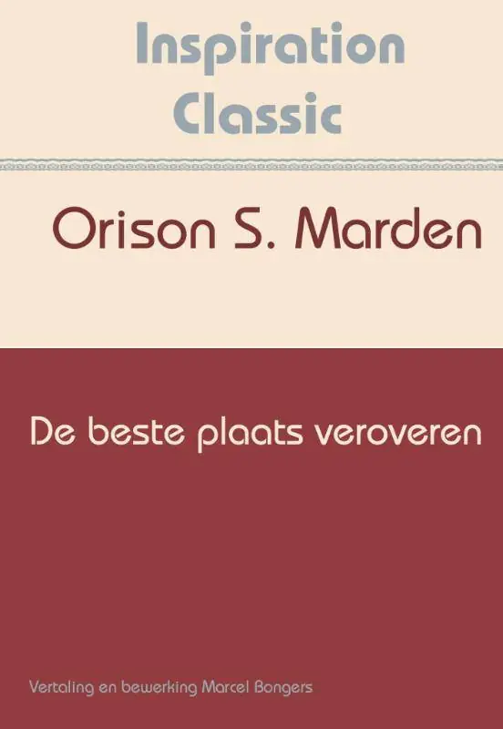 Korting De beste plaats veroveren / Druk 1