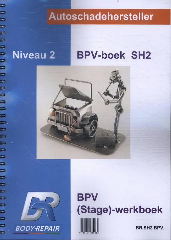 Koopje BPV boek autoschadehersteller Niveau 2 Stage werkboek SH2