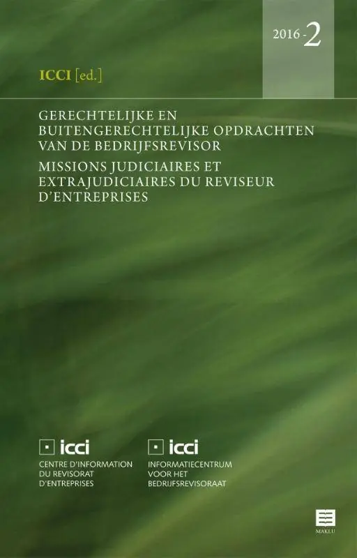 Gerechtelijke en buitengerechtelijke opdrachten van de bedrijfsrevisor 2016-2 / 1st Edition Express Levering