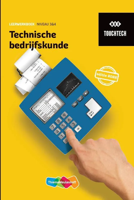 Direct Verzonden TouchTech Technische bedrijfskunde Leerwerkboek / Druk 1