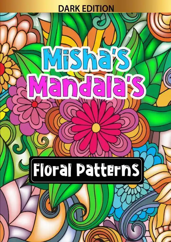 Premium Misha's mandala's: Floral patterns / 1st Edition
