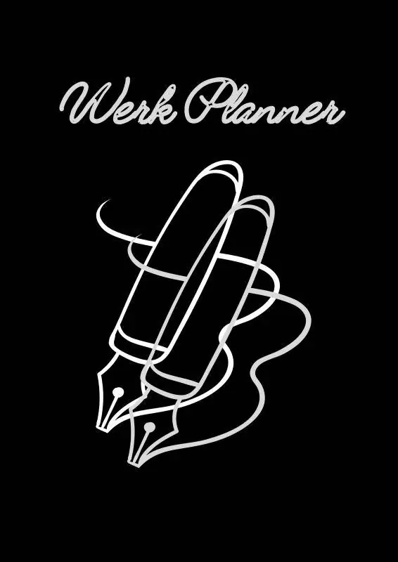 Alleen Vandaag Werkplanner - To Do Planner - A4 zwart/wit - ongedateerd. / Druk 1