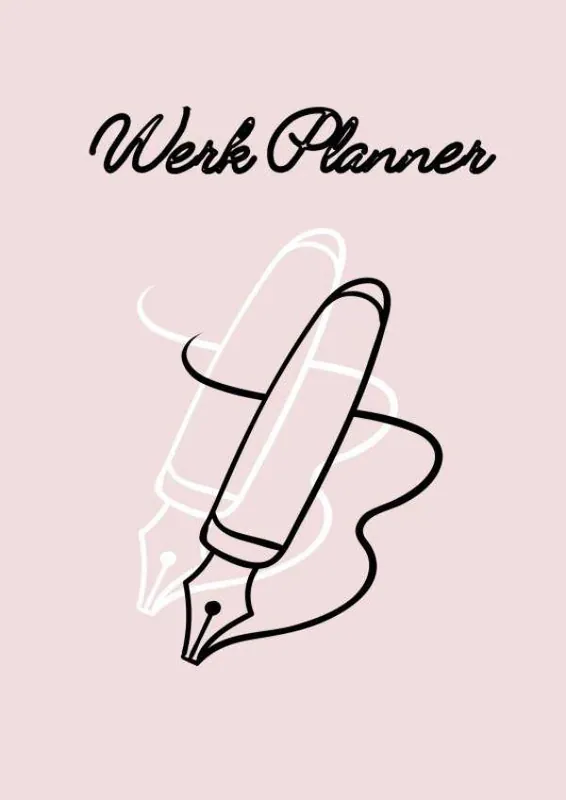 Werkplanner - To Do Planner - A4 ongedateerd Pink. / Druk 1 Beperkt Aanbod