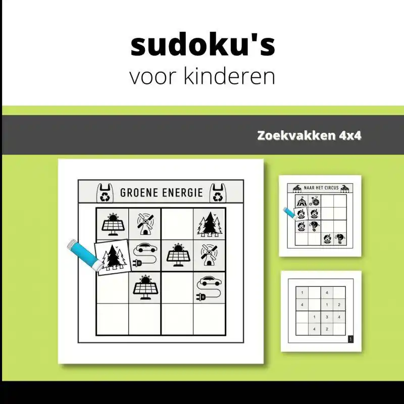 Laatste Kans Educatieve sudoku's voor kinderen / Druk 1