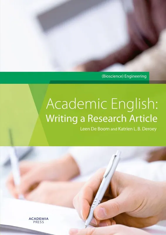 Voordeelprijs Academic English: Writing a research article / 1st Edition