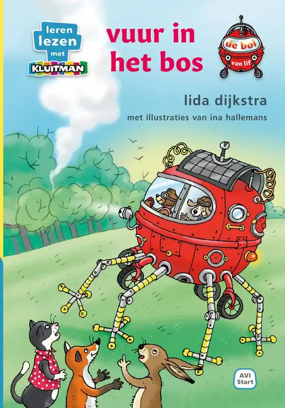 Koop Vandaag de bol van lif. vuur in het bos / Druk 5