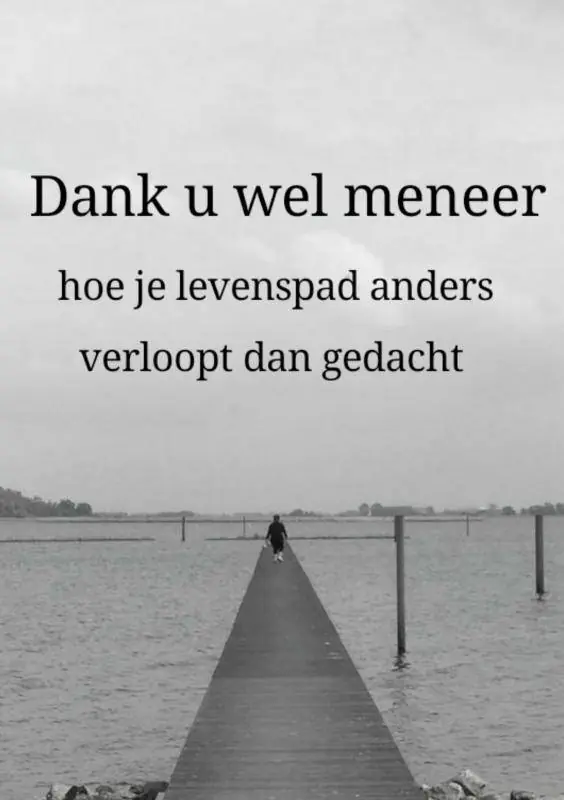 Uitverkoop Dank u wel meneer / Druk 1