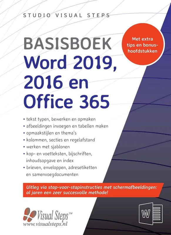 Meest Verkocht Basisboek Word 2019, 2016 en Office 365 / Druk 1