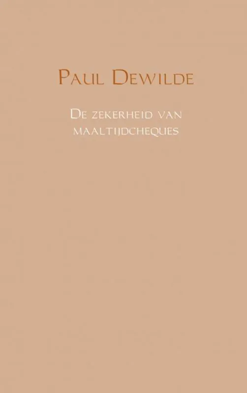Goedkoop De zekerheid van maaltijdcheques / Druk 1