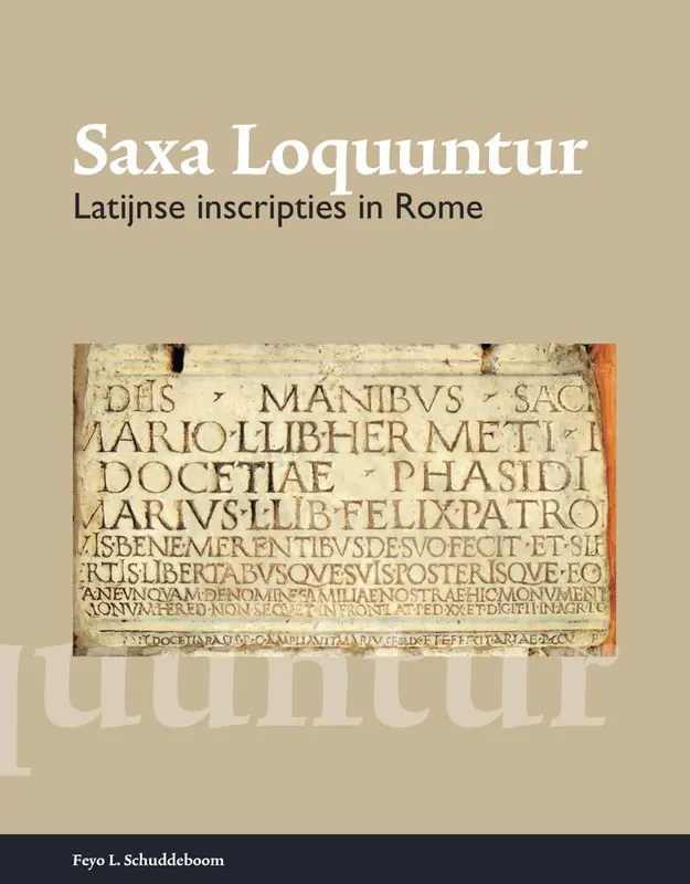 Saxa Loquuntur / Druk 1 Beste Prijs