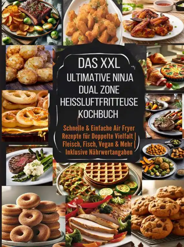Meest Verkocht Das XXL Ultimative Ninja Dual Zone Heißluftfritteuse Kochbuch / 1 Edition