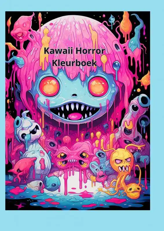 Finale Uitverkoop Kawaii Horror Kleurboek / Druk 1