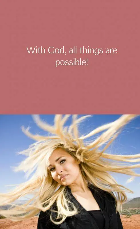 With God, all things are possible! / 1st Edition Must-Have