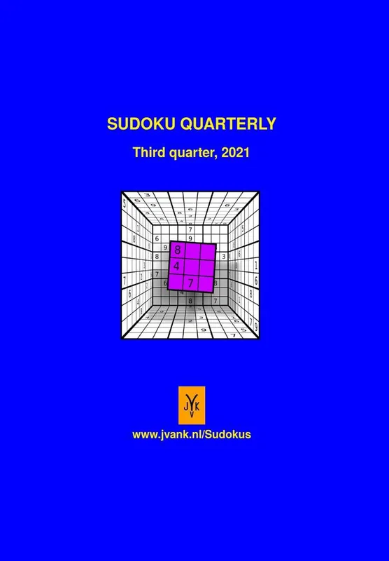 Lage Prijs Sudoku quarterly quarter 3 / 1st Edition